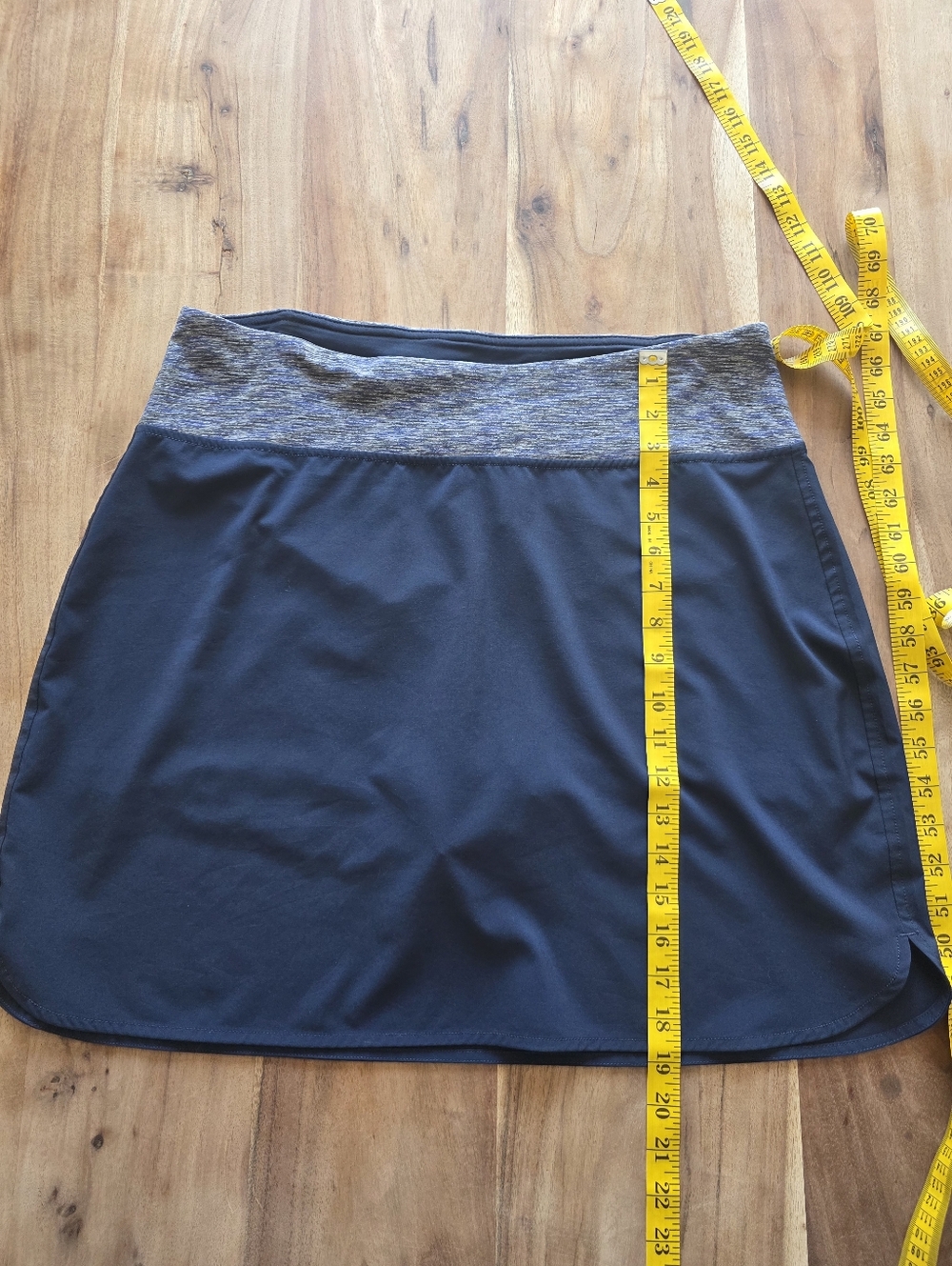 TUFF ATHLETICS Activewear Skort with Heathered Elastic Waistband, Size XL - Picture 12 of 13